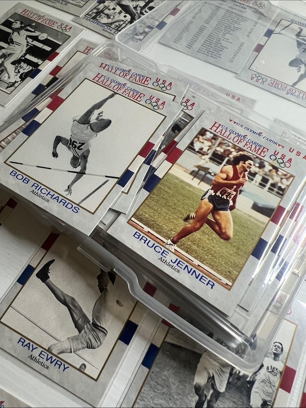 US Olympic Hall of Fame Athletics Trading Card Lot of 20